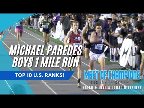 2025 TF - Meet of Champions Distance Classic - Boys 1 Mile Michael Paredes Invite