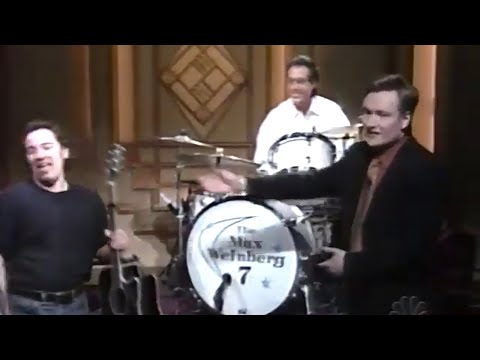 Max's Final Show w/Bruce Springsteen Sendoff (1999) Late Night with Conan O'Brien