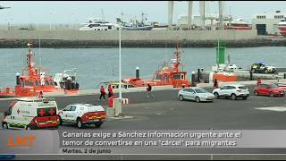 Canarias teme convertirse en una &ldquo;c&aacute;rcel&rdquo; para migrantes