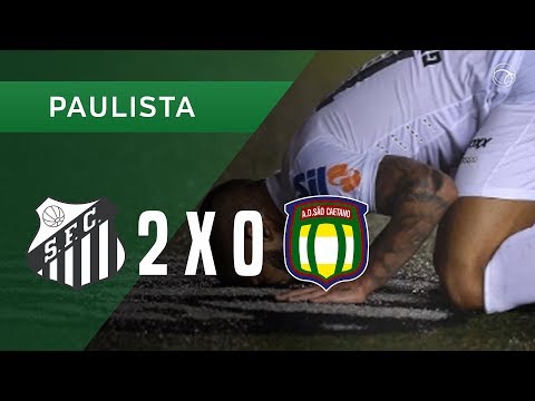 SANTOS 2 X 0 SÃO CAETANO - 14/02 - PAULISTA 2018