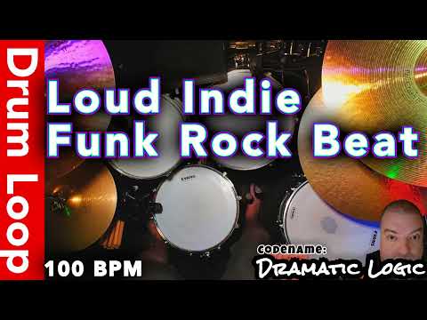 Extended Practice Drum Loop That Devours Hours | 100 BPM Indie Funk Rock