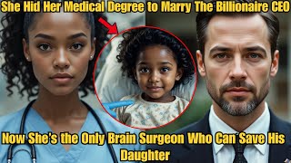 She Hid Her Medical Degree to Marry The Billionaire CEO, Now She’s the Only Brain Surgeon Who Can...