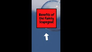 Benefits of Being Family Scapegoat #shorts