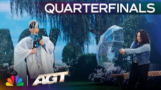 Married Couple Brad & Tracy Takes A TERRIFYING Risk With A Chainsaw! | Quarterfinals | AGT 2026 thumbnail
