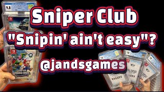Snipin' Ain't Easy at The Sniper Club Edition! 14 Graded Games!