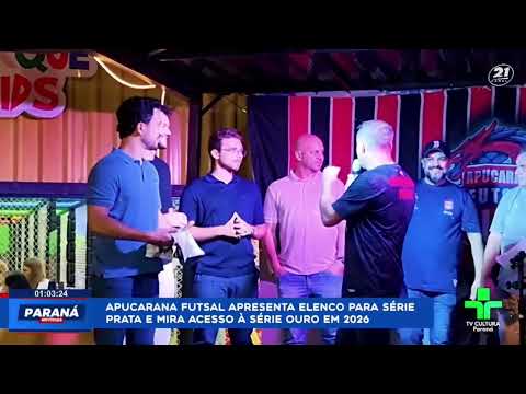 Apucarana Futsal apresenta elenco para o Paranaense da Série Prata.
