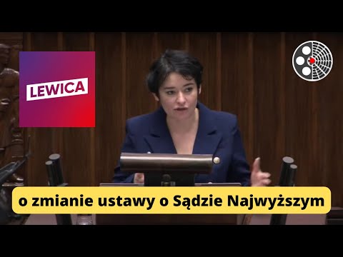 Anna-Maria Żukowska krytykuje projekt zmian w Sądzie Najwyższym
