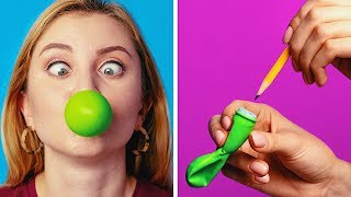 КРУТЫЕ ЛАЙФХАКИ СО ШКОЛЬНОЙ КАНЦЕЛЯРИЕЙ || Лайфхаки и самоделки для школы от 123 GO!