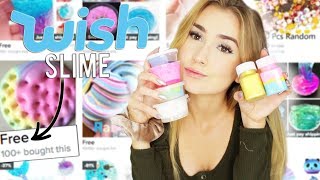 TRYING SLIME FROM WISH.COM ... also attempting asmr