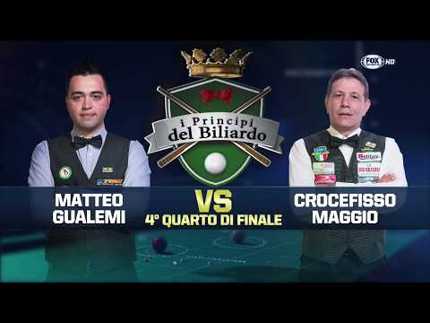 Gualemi VS Maggio - I Principi del Biliardo 2016/2017 - 3^ Tappa 4^ Quarto