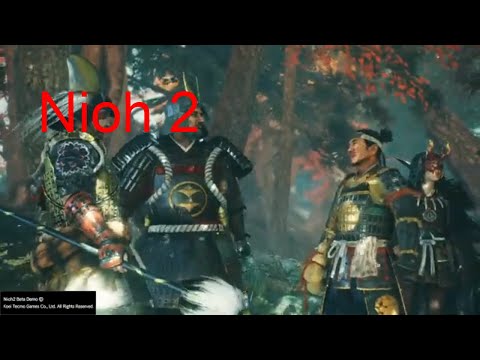 Nioh 2 Beta Demo gameplay walkthrough part 1 The Mysterious One Night Castle part 1