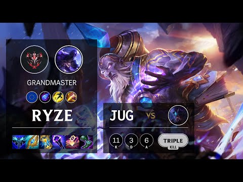 Ryze Jungle vs Rek'Sai - EUW Grandmaster Patch 11.11
