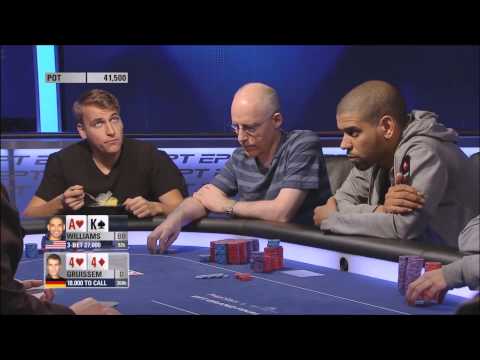All In With A Pair Of Fours - GRUISSEM vs WILLIAMS - EPT 10 Grand Final - Poker Highlight