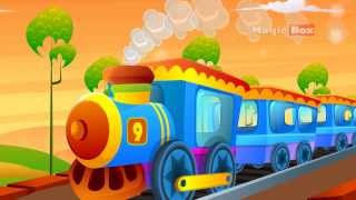 Engine Number Nine - English Nursery Rhymes - Cartoon And Animated Rhymes