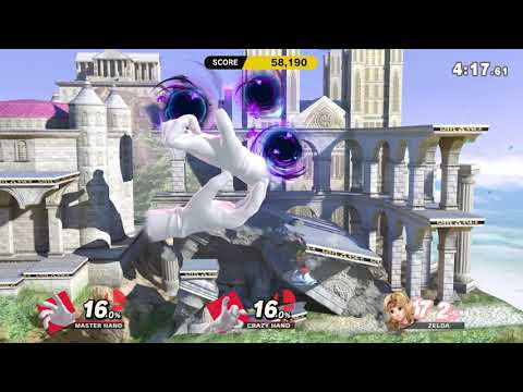 Smash Bros Ultimate: Master Hand and Crazy Hand Play Classic Mode