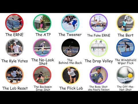 Every Pickleball TRICK SHOT Explained: ATP, Erne, Tweener & More