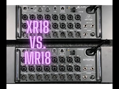 XR18 vs  MR18
