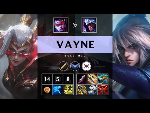Vayne Mid vs Talon - KR Diamond Patch 25.13