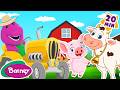 Down On Grandpa S Farm Animal Songs For Kids Barney Nursery Rhymes