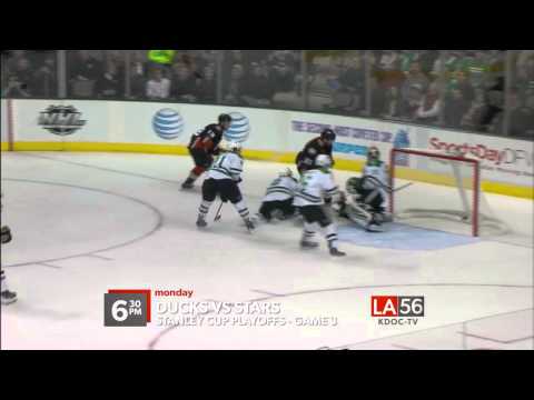Ducks vs Stars Monday at 6:30pm on LA56!