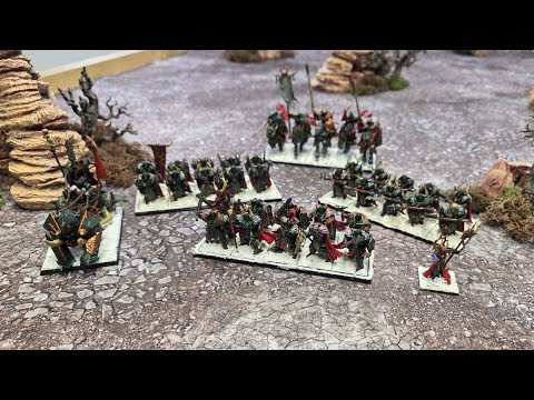 Warriors of Chaos vs Kingdom of Bretonnia: Warhammer Old World Battle Report