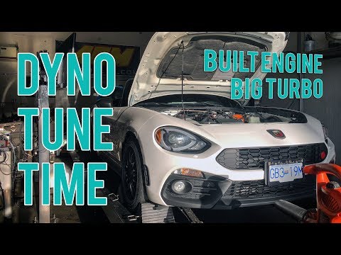 Big Turbo  Abarth 124 - Dyno Tuning and Data Logging