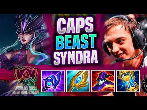 CAPS IS A BEAST WITH  SYNDRA! - G2 Caps Plays Syndra MID vs Zed! Patch 11.20