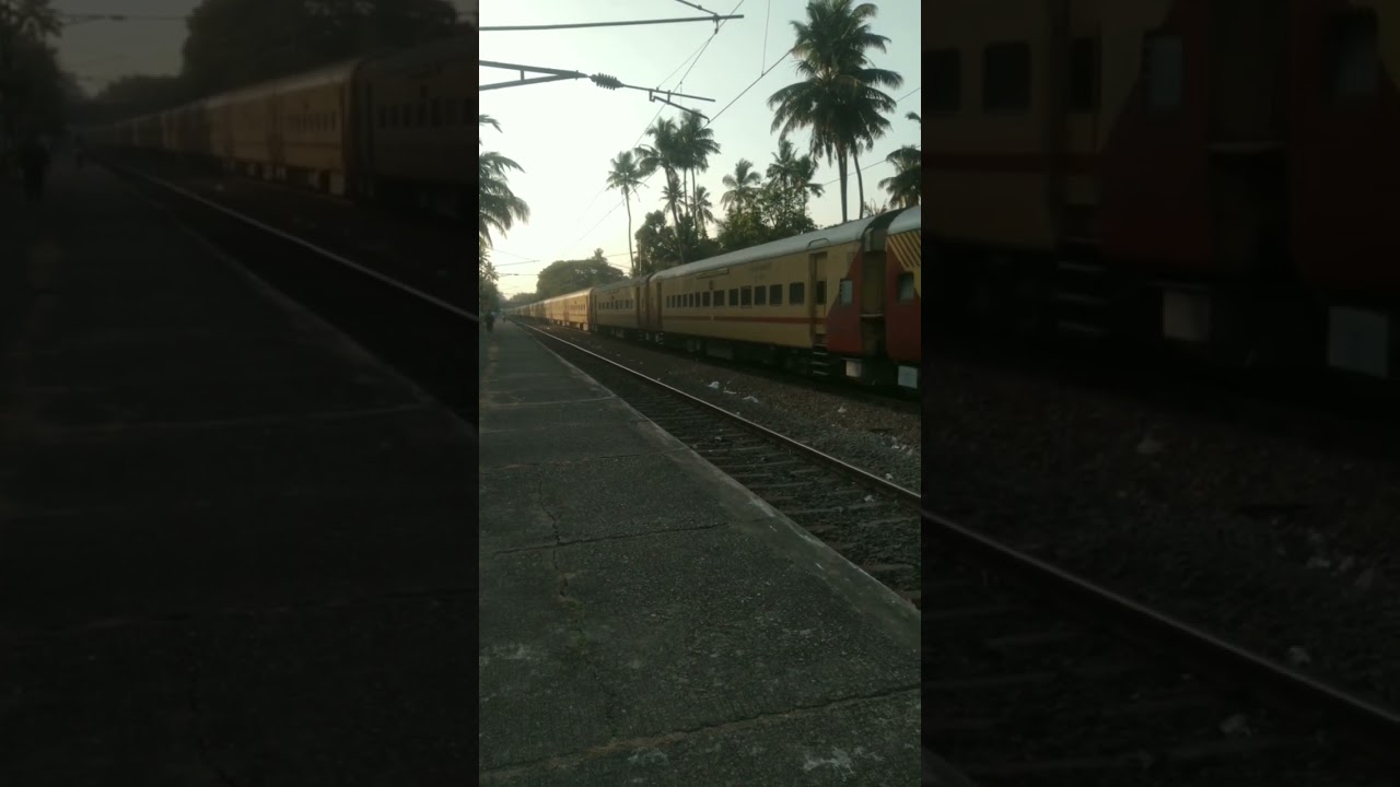 Watch video Krishnarajapuram wap7 with maveli Express empty rake skipping pettah #indianrailways #shorts #wap7 Now Krishnarajapuram wap7 with maveli Express empty rake skipping pettah #indianrailways #shorts #wap7