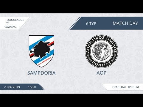 AFL19. Euroleague. Division C. CAO/VAO. Day 6. Sampdoria - AOP
