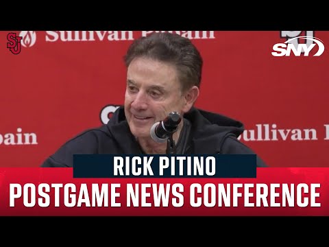 Rick Pitino on St. John's cruising past overmatched Quinnipiac, Saturday's showdown with Alabama
