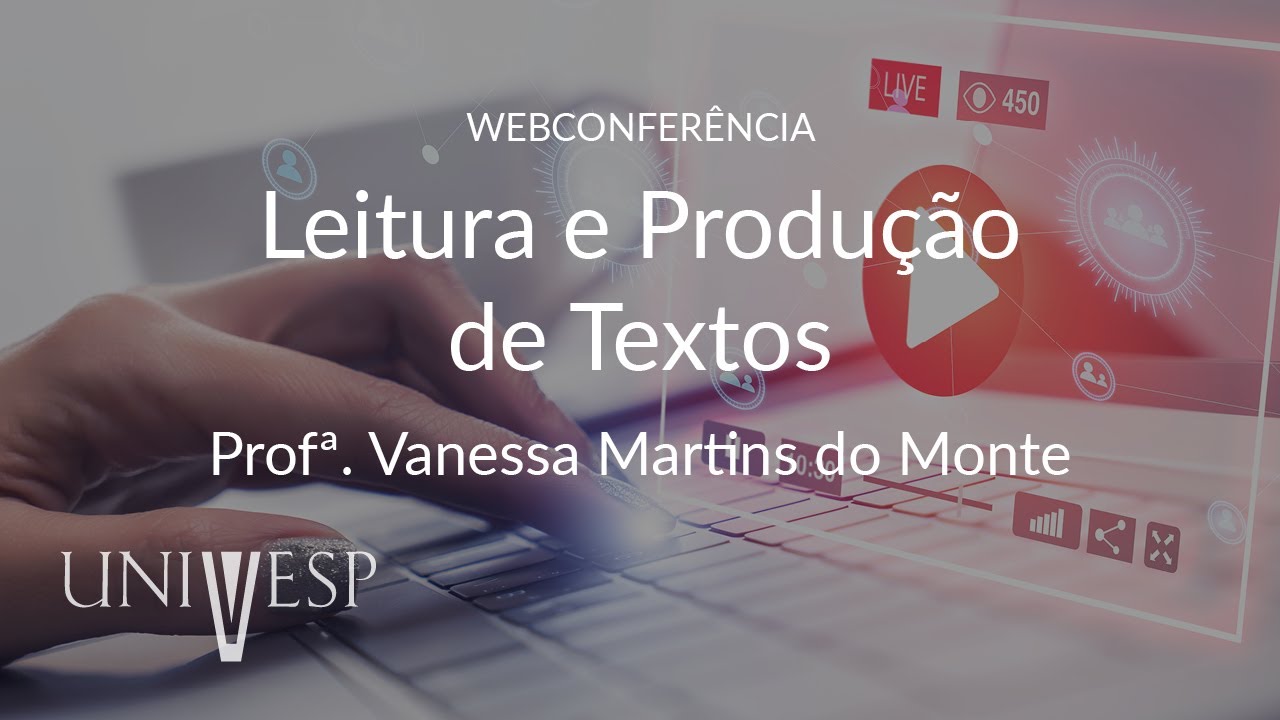Webconferência de Leitura e Produção de Textos