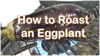 How to Roast an Eggplant on stove | Fire by RinkusRasoi