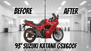 We Restored a 1993 Katana GSX600F in Our Garage — You Won’t Believe This Transformation!