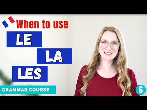 Le La Les (L') - French Definite Articles // French Grammar Course // Lesson 6 🇫🇷