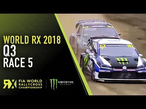 Q3 Race 5 Crazy Race! | World Rallycross Norway 2018