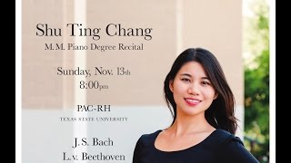 Shu Ting Chang Graduate Piano Recital