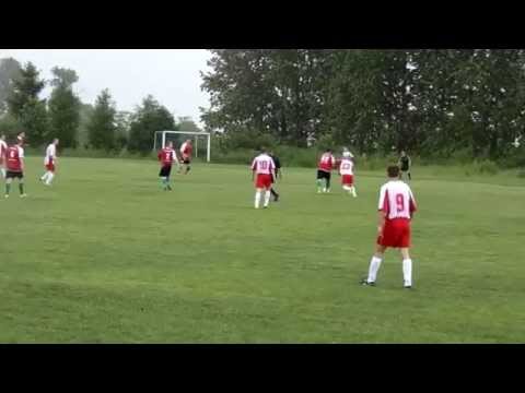 Jedność Strzyżowice - Przemsza Okradzionów (Fragment meczu)