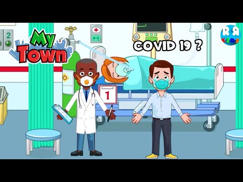 My Town  Home Family Doll House - Dad take Mom to The Hospital | It's Covid 19 ?