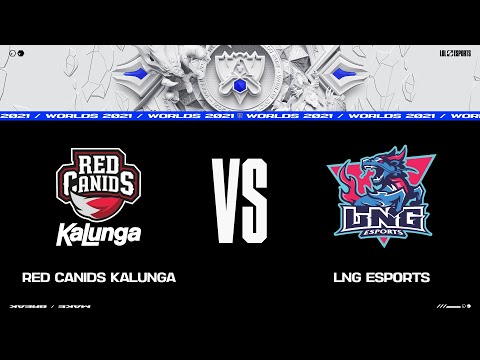 RED vs. LNG | Play-In Groups | 2021 World Championship | RED Canids Kalunga vs. LNG Esports (2021)