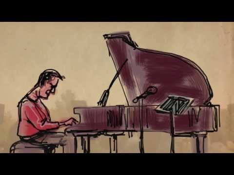 Live Digital Drawing by Bill Russell -Jazz Pianist Alan Pasqua