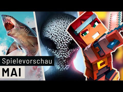 Neue Spiele im Mai: Minecraft Dungeons, Maneater, Xenoblade und viele mehr