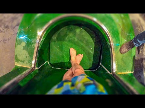 Crazy Dive Water Slide - Looping Rocket POV | Suntago Park of Poland