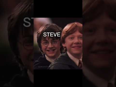 It's finally me and you and your friend Steve 😂 # Harry Potter
