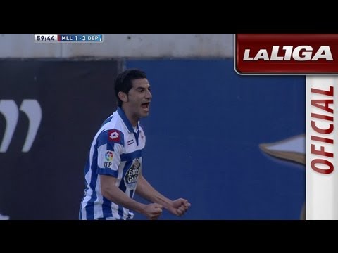 Gol de Riki (1-3) en el RCD Mallorca - Deportivo de la Coruña - HD