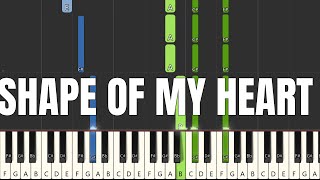Master "Shape of My Heart" by Sting on Piano - Full Tutorial!