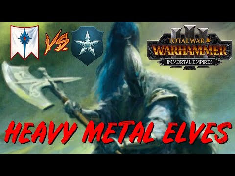 HEAVY METAL ELVES - High Elves vs Kislev | Total War Warhammer 3