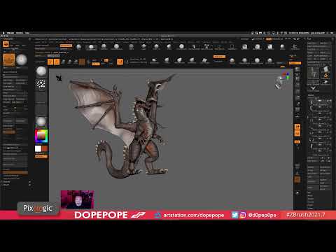 DopePope Sculpts Kaiju - ZBrush 2021.7
