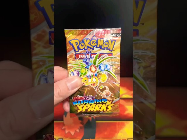 Vídeo relacionado con Pokemon - Pikachu ex 057/191 - Surging Sparks - Tera Double Rare - Tarjeta Individual de Aluminio