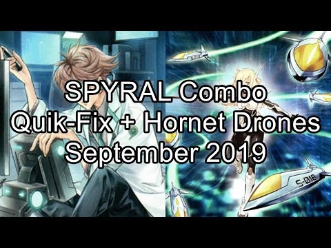 Yu-Gi-Oh! SPYRAL Combo Tutorial (Quik-Fix + Hornet Drones) September 2019 ft. Brian Phan