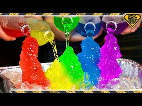 How To Make RAINBOW Instant Ice! TKOR's Freezing Water With Magic Water Bending Trick! Video